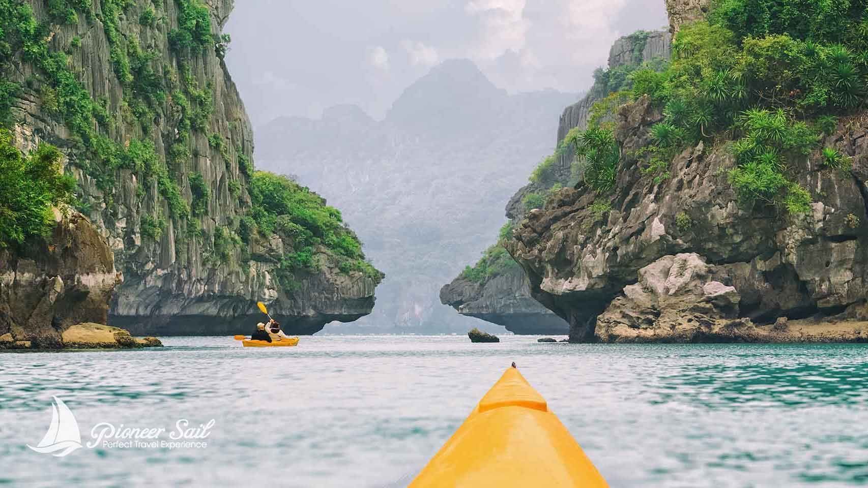 Kayak In Ha Long Bay By Pioneer Sail Travel