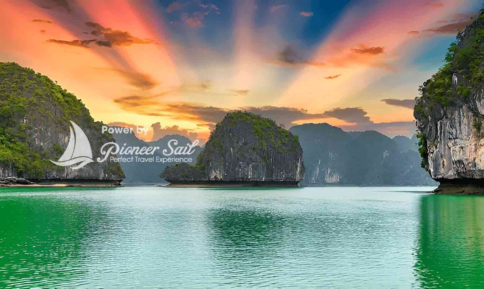 Beautiful Landscape Lan Ha Bay View From The Cat Ba Island 2