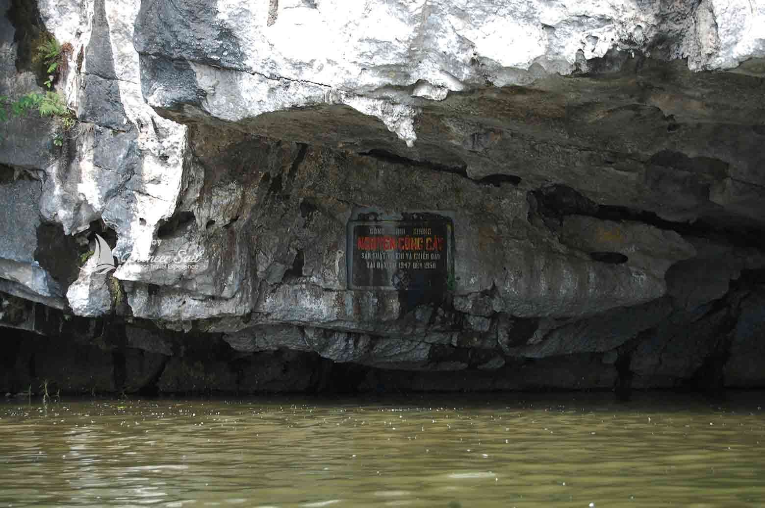 Limestone Cave Of Mountain In Tam Coc Bich Dong Or Halong Bay On Land And Ngo Dong River