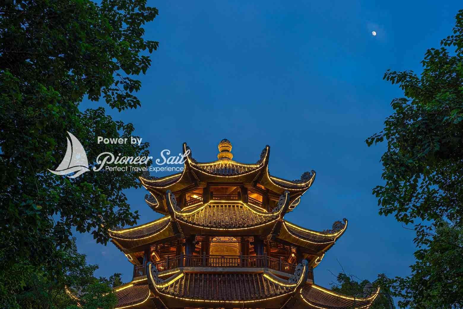 Bai Dinh Pagoda At Night 2