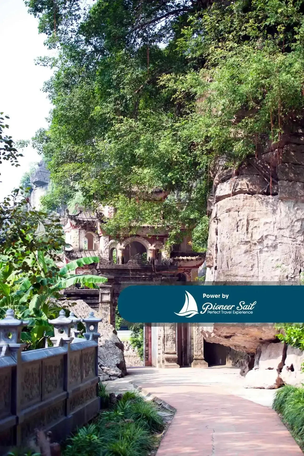 Pagoda Entrance Bich Dong Pagoda Tam Coc Scaled