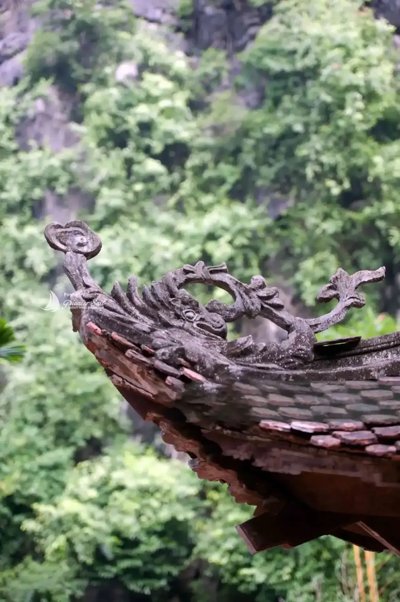 Roof Detail Bich Dong Pagoda Tam Coc Ninh Binh Province Scaled