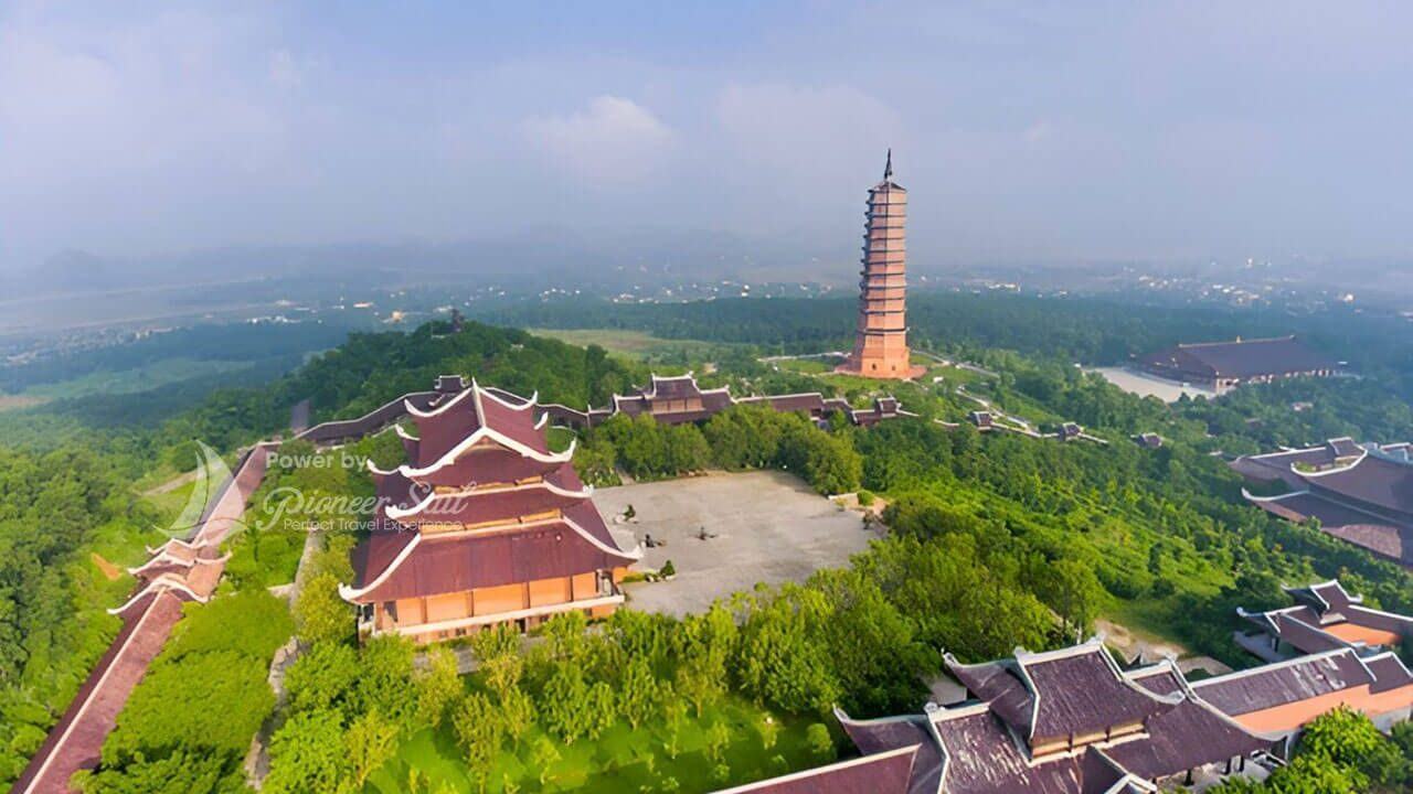 Bai Dinh Pagoda From Above. Ninh Binh Province Vietnam 2