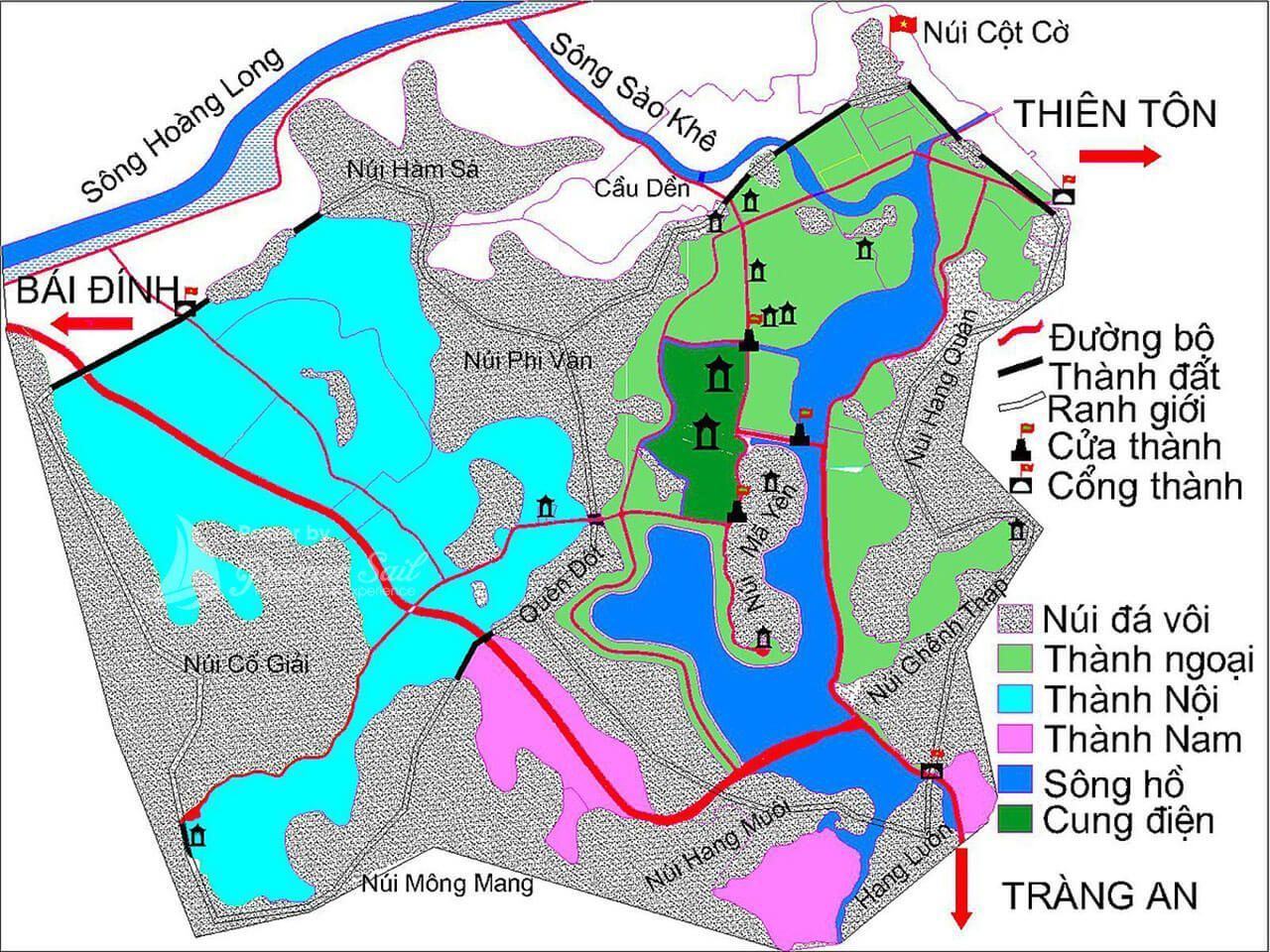 Hoa Lu Is An Ancient Capital Map Of Hoa Lu Ancient